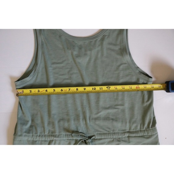 Columbia Womens Sage Green Sleeveless Drawstring Waist Jersey Dress  Large - Picture 5 of 11
